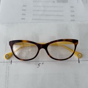 DOLCE & GABBANA DG1245 2606 Havana On Yellow Eyeglasses 51mm 16 140